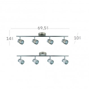Ceiling track light Chacho (4 Lights)