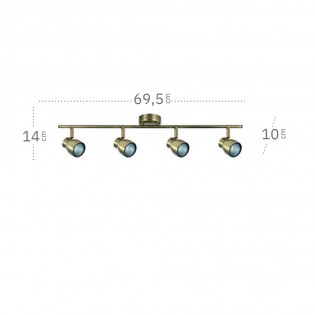 Ceiling track light Chacho IV