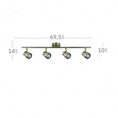Ceiling track light Chacho IV