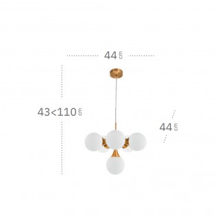 Pendant lamp Frey (6 Lights)