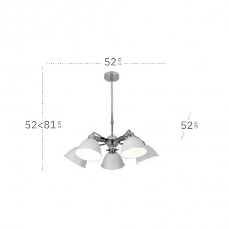 Chandelier Buri (5 Lights)