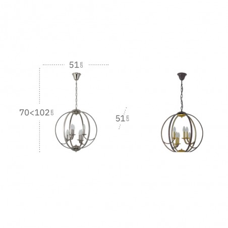 Pendant lamp Narciso