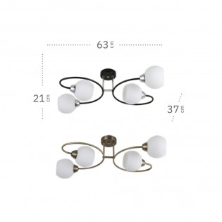Flush light Fuji (4 Lights)