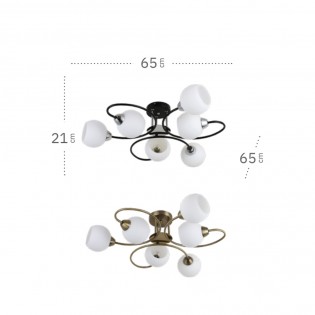 Lámpara de techo Fuji (6 Luces)