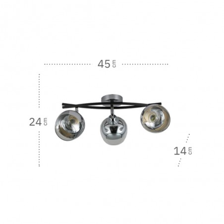 Lámpara de techo Denali (3 Luces)