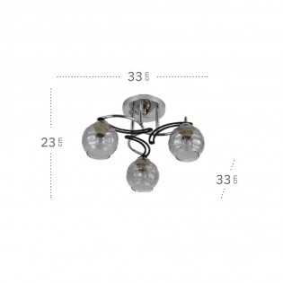 Lámpara de techo Etna (3 Luces)