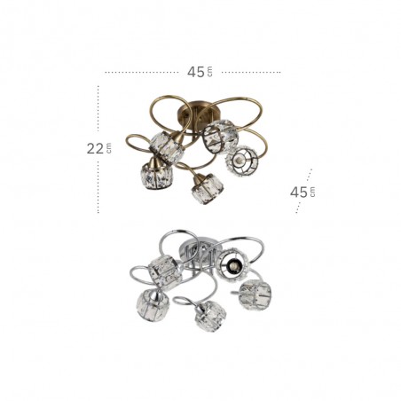 Flush light Cervino (5 Lights)