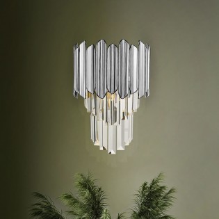 Aplique de pared Tiara Cromo