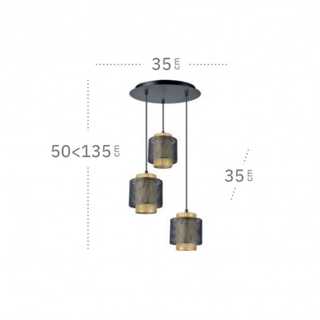 Pendant lamp Kyoto