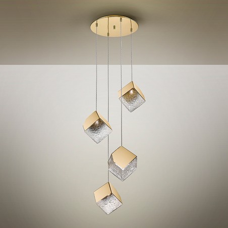Lámpara colgante Priscila (4 luces)