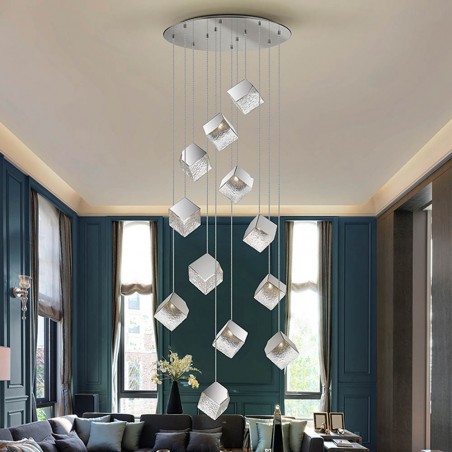 Cluster Pendant Lamp Priscila (12 lights)