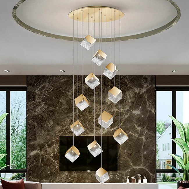 Cluster Pendant Lamp Priscila (12 lights)