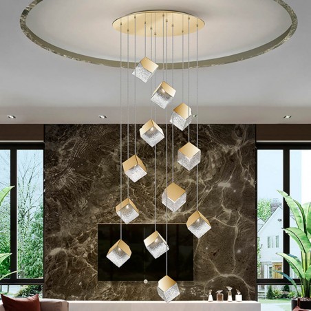 Cluster Pendant Lamp Priscila (12 lights)