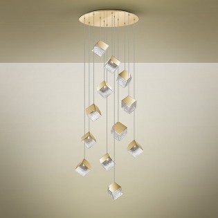 Cluster Pendant Lamp Priscila (12 lights)