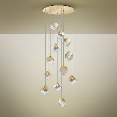 Cluster Pendant Lamp Priscila (12 lights)