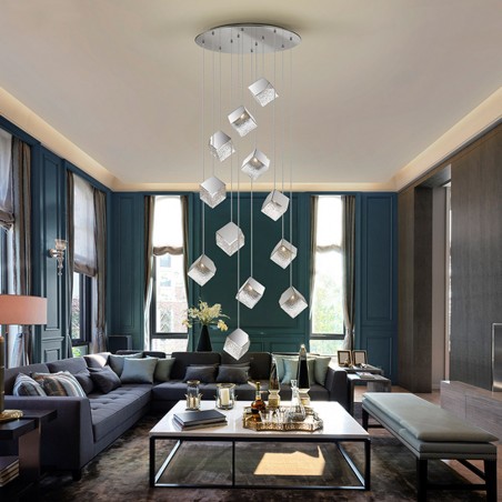 Cluster Pendant Lamp Priscila (12 lights)