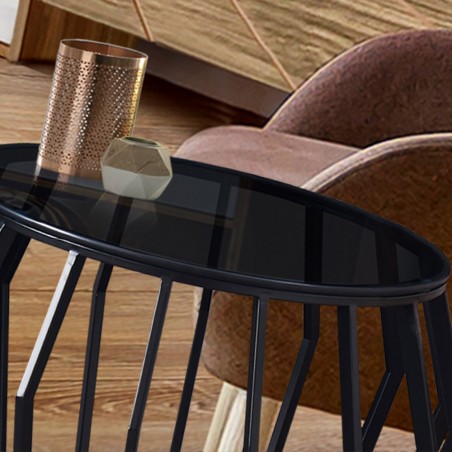 Mesa auxiliar Cirus Negro Mate
