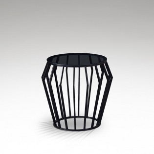 Side Table Ciros Matte Black