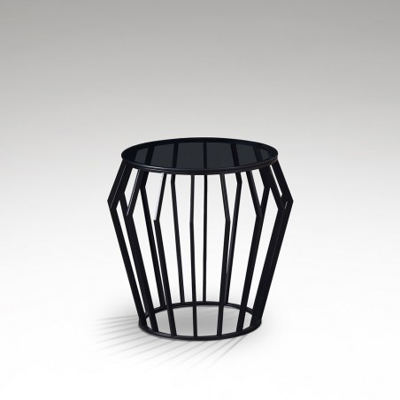 Side Table Ciros Matte Black