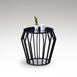 Side Table Ciros Matte Black