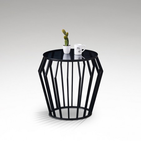 Side Table Ciros Matte Black