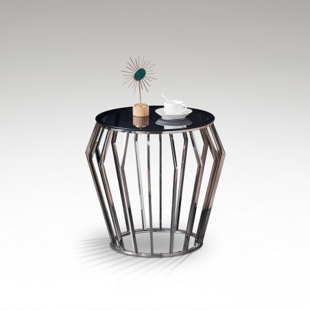 Side Table Ciros Bright Steel