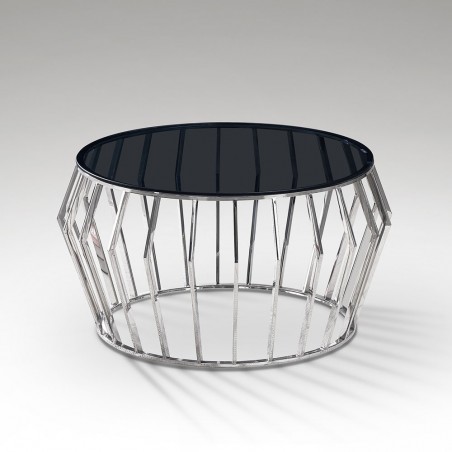 Coffee table Ciros Steel Gloss