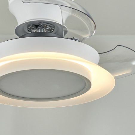 Ventilador LED con aspas retráctiles Villa CCT (18W)