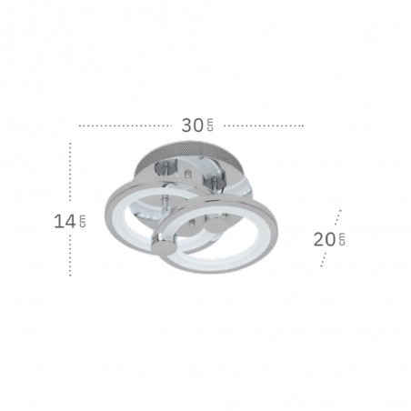 Plafón de techo LED Sydney (32W)