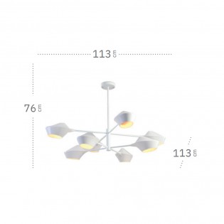 Ceiling lamp Beijing (8 Lights)