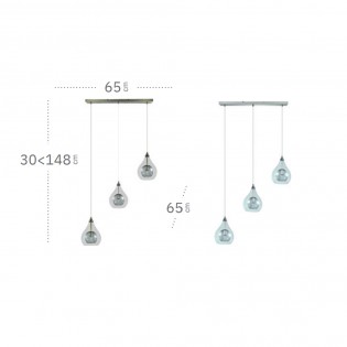 Ceiling lamp Lhasa (3 Lights)