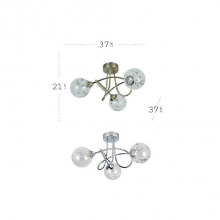 Flush light Rio De Janeiro (3 Lights)