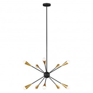 Lámpara colgante Jax (10 luces)