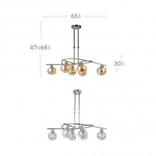 Pendant lamp Varanasi (6 Lights)