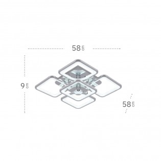 Flush light LED Elara (129W)