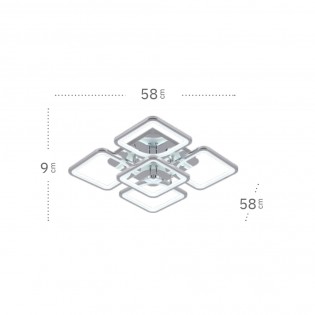 Plafón de techo LED Elara (129W)