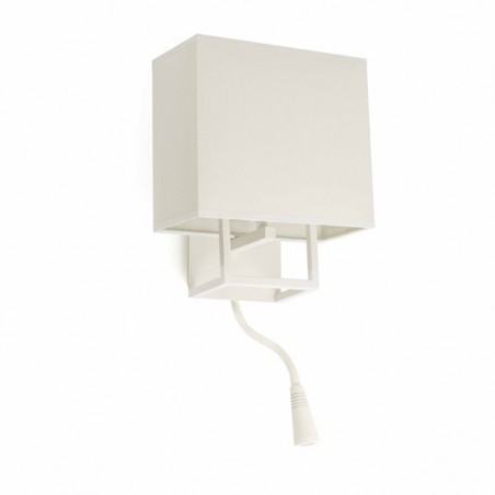 Vesper Wandleuchte mit LED-Leser (1W)