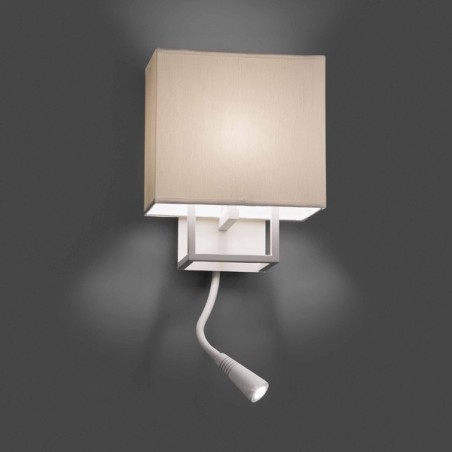 Vesper Wandleuchte mit LED-Leser (1W)