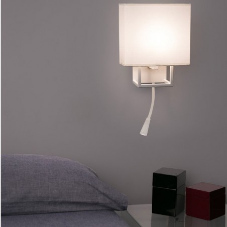Vesper Wandleuchte mit LED-Leser (1W)