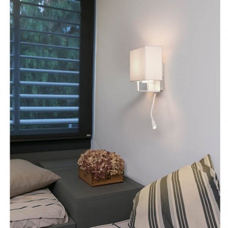 Vesper Wandleuchte mit LED-Leser (1W)