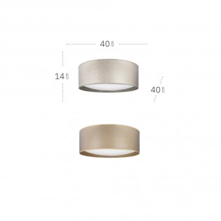 Plafón de techo LED Tania (48W) II
