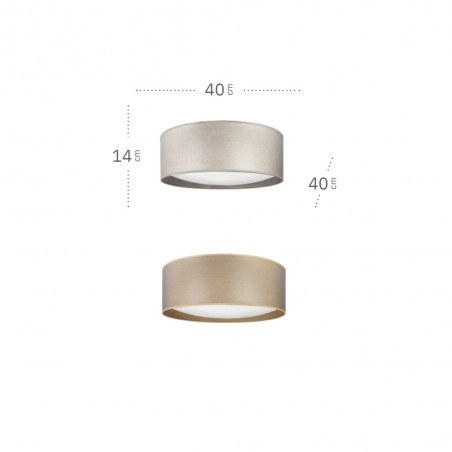 Plafón de techo LED Tania (48W) II