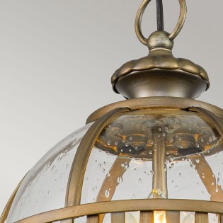 Outdoor Pendant Lamp Halleron Bronze