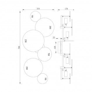 Wall Lamp Lovetann (4 lights)