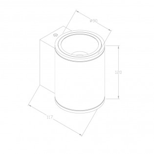 Outdoor LED Wall Lamp Shim (5W)