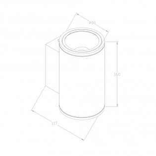 Outdoor LED Wall Lamp Shim (10W)