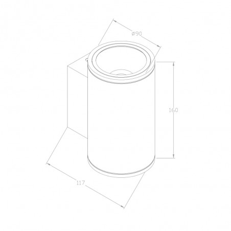 Outdoor LED Wall Lamp Shim (10W)
