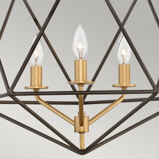 Lámpara colgante Astrid (2 luces)