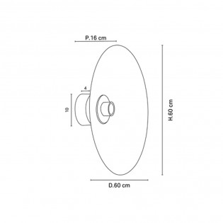 Aplique de pared Bouleau