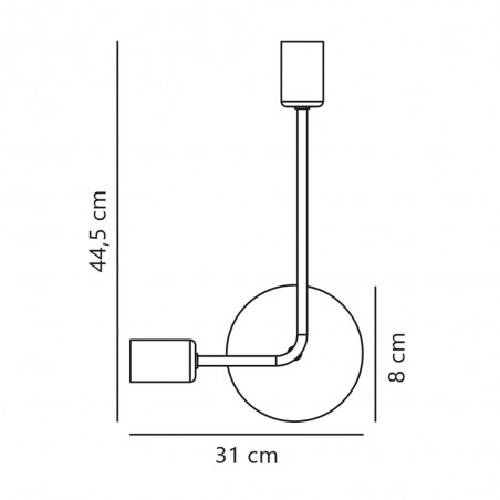 Wall lamp Josefine